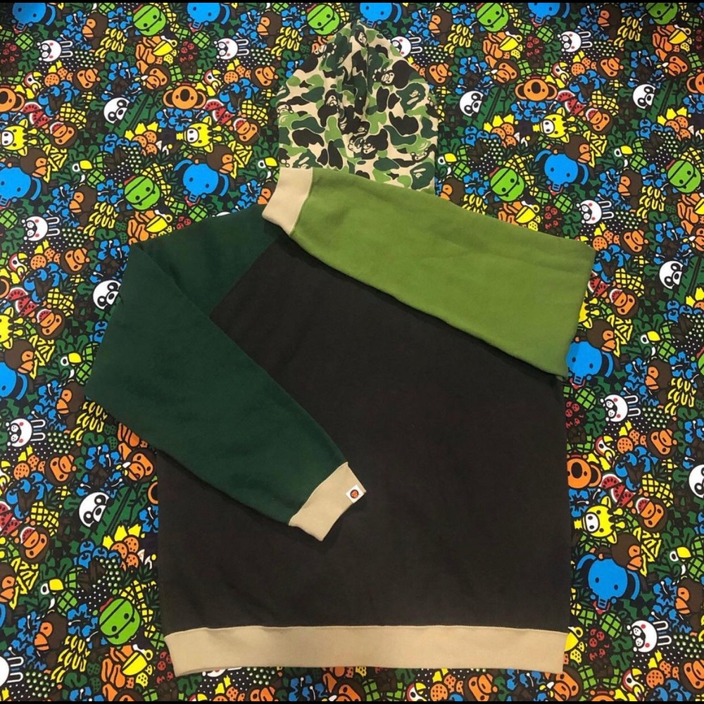 BABY MILO GREEN CAMO HOODIE - Picture 4 of 10